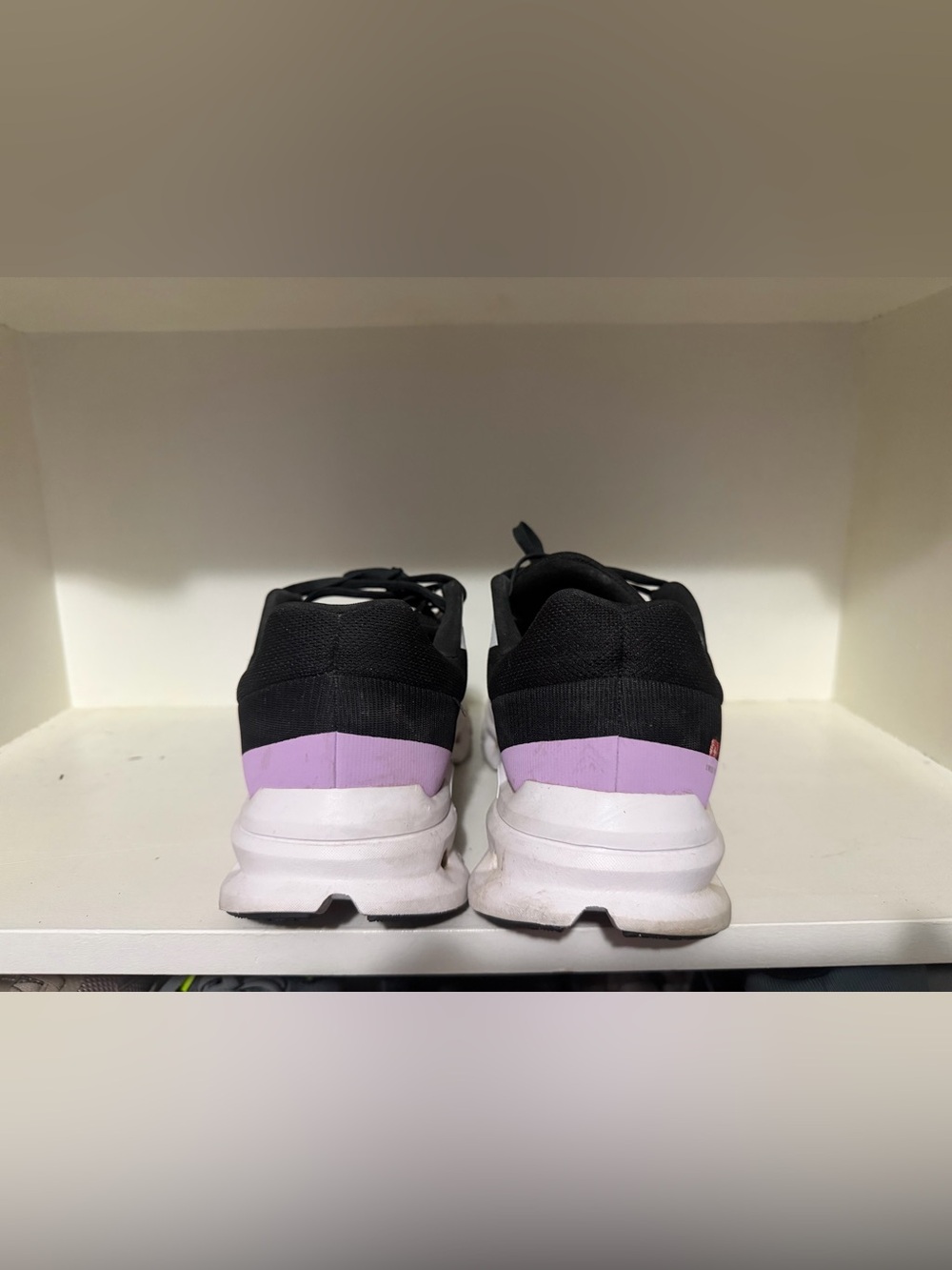 On Running Women's Black & Lavender Neutral Running Sneakers - Picture 4 of 6